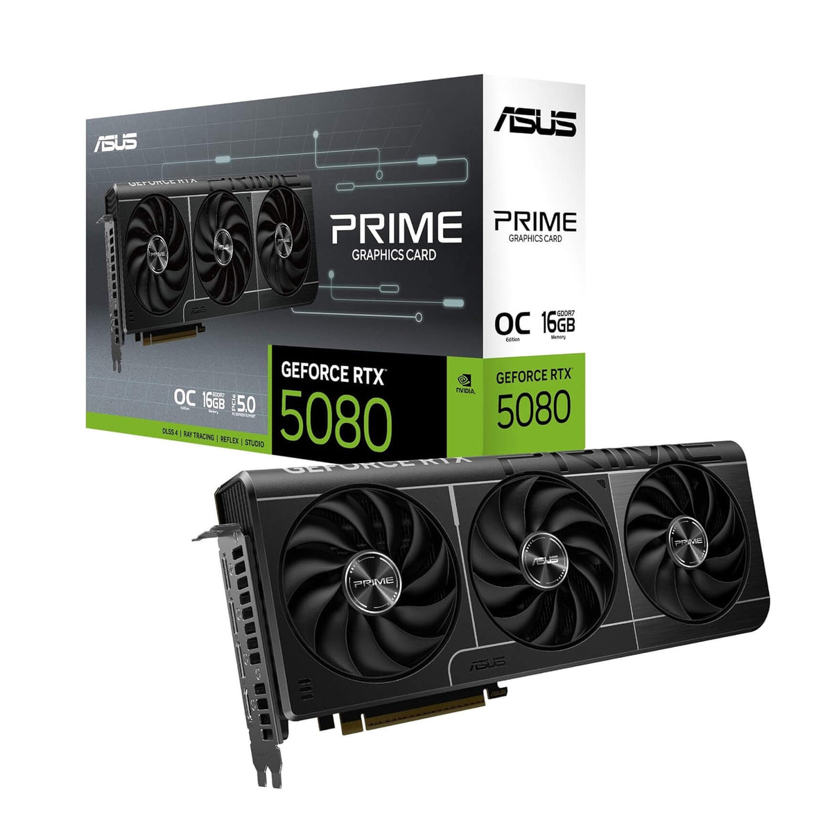 ASUS PRIME GeForce RTX™ 5080 16GB GDDR7 OC Edition Graphics Card