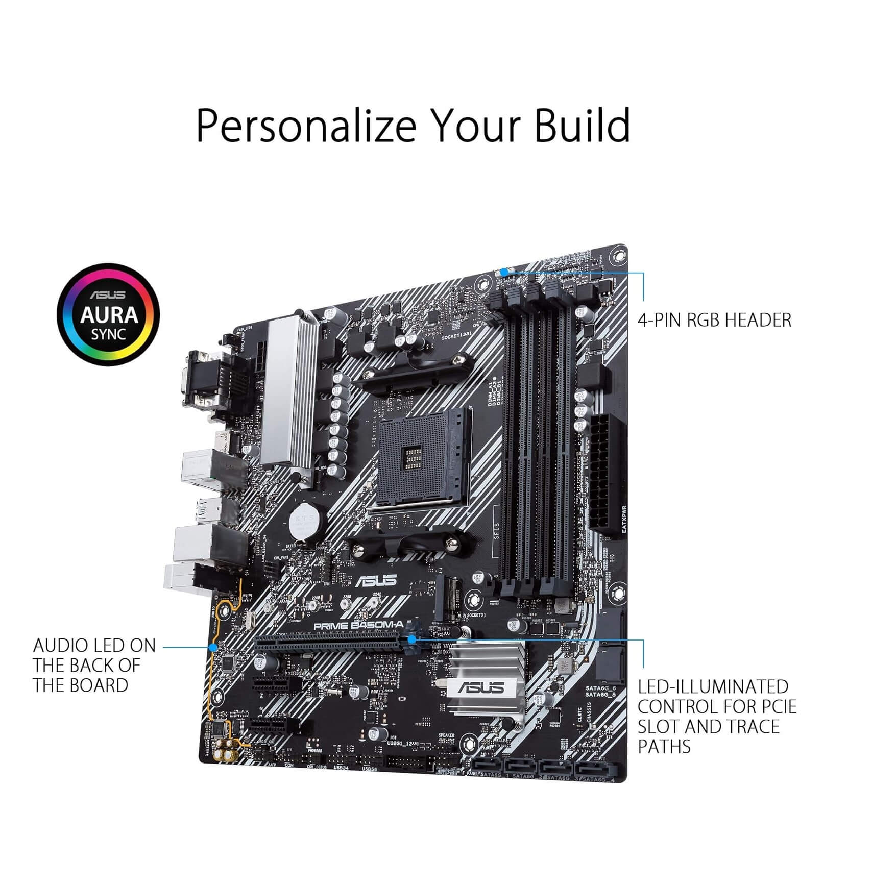 ASUS Prime B450M-A II AMD Ryzen AM4 Micro ATX Motherboard