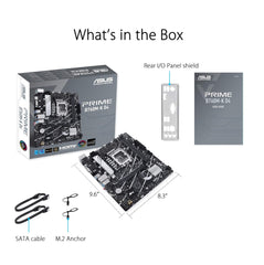 ASUS Prime B760M-K D4 Intel B760 LGA 1700 14th Gen microATX Motherboard with PCIe 4.0