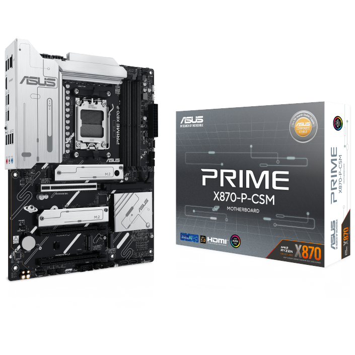 ASUS Prime X870-P-CSM DDR5 AMD Ryzen AM5 ATX Motherboard