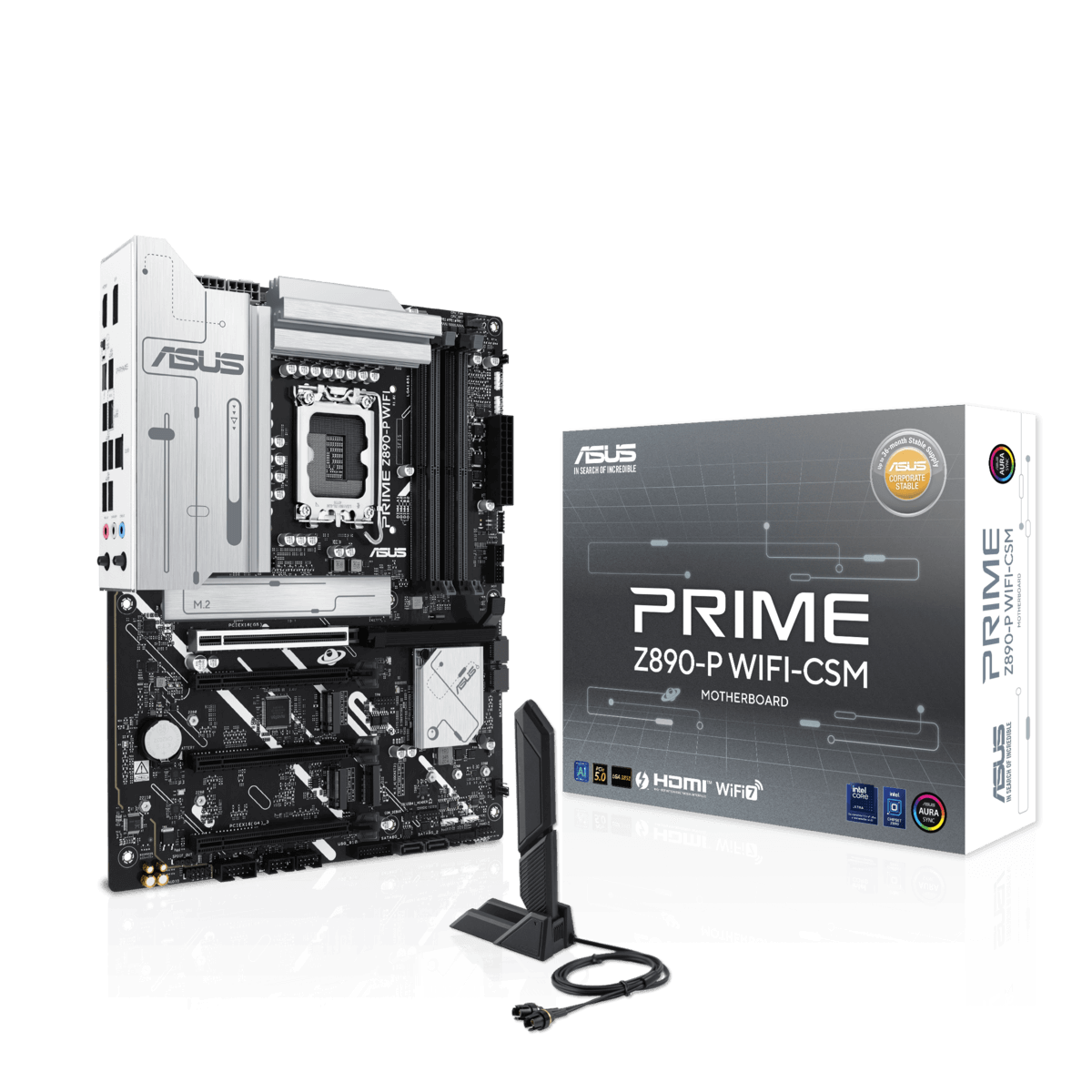 ASUS Prime Z890-P WiFi CSM Intel Z890 LGA 1851 ATX Gaming Motherboard