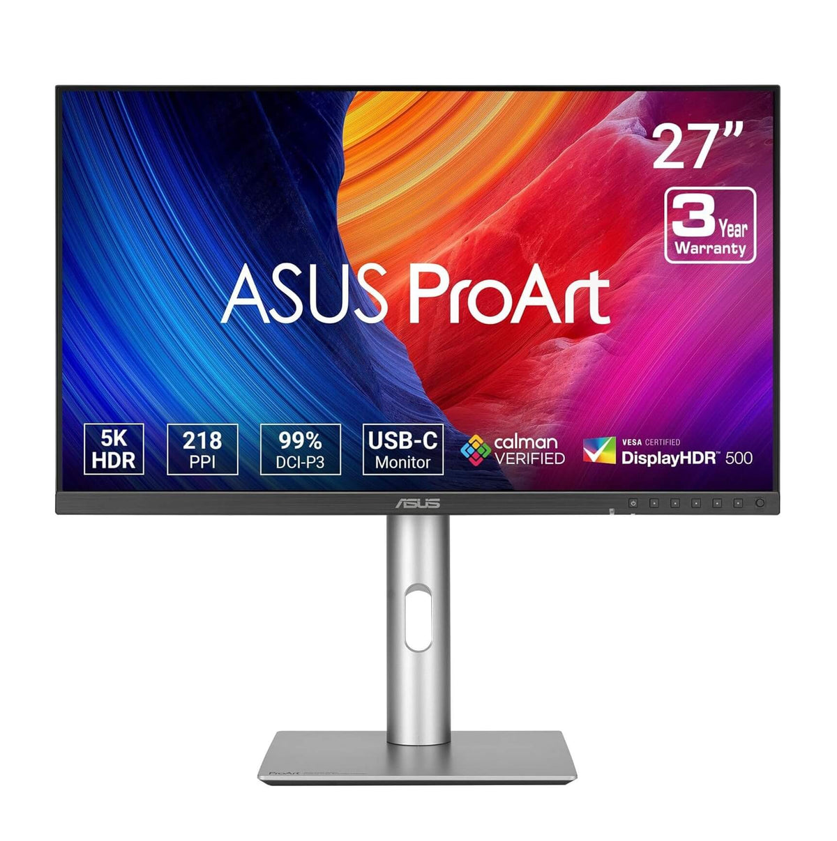 ASUS ProArt Display PA27JCV 27" 5K HDR Calman Verified IPS Professional Monitor