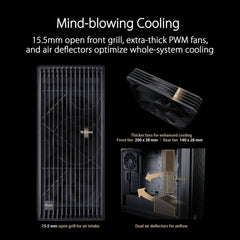 ASUS ProArt PA602 E-ATX Full Tower Computer Case with 420mm Radiator Support