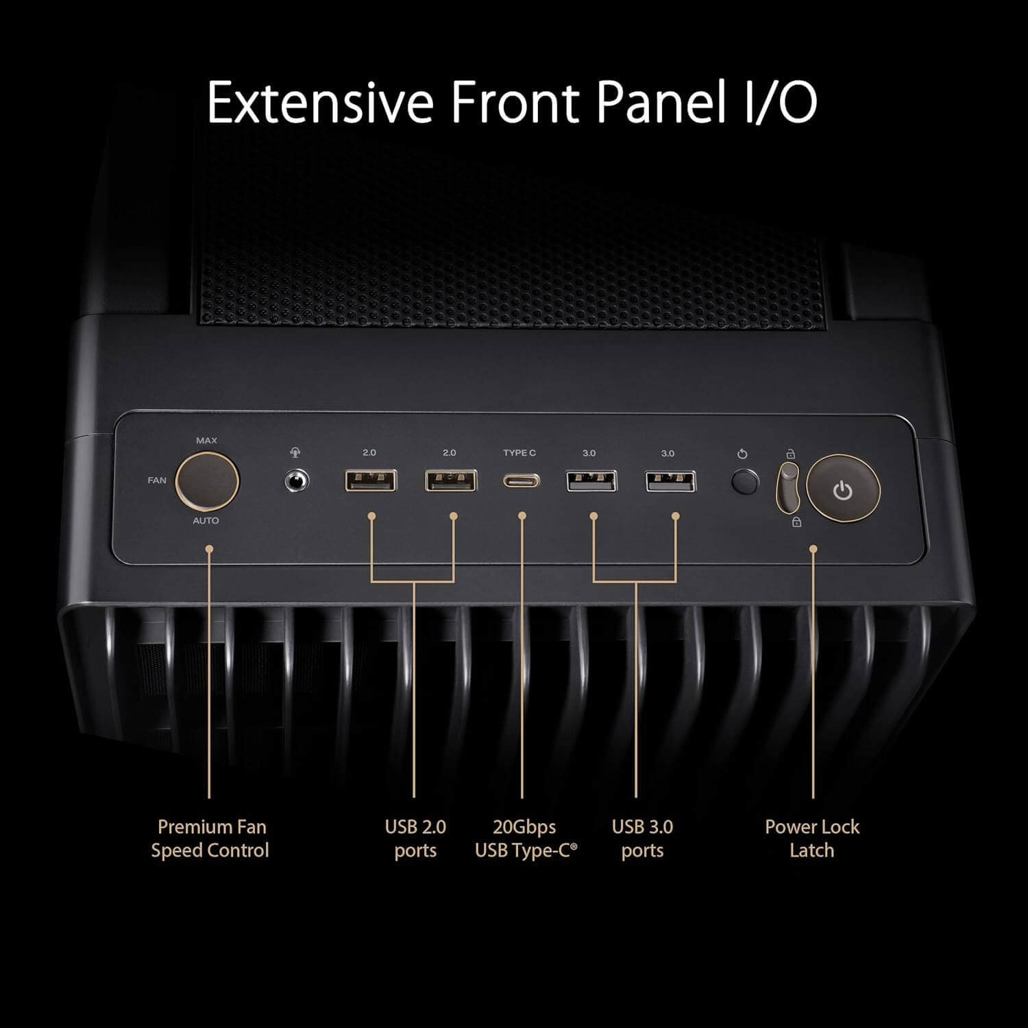 ASUS ProArt PA602 E-ATX Full Tower Computer Case with 420mm Radiator Support