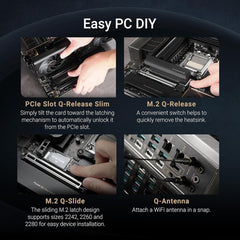 ASUS ProArt X870E-CREATOR WiFi DDR5 AMD AM5 X870E ATX Motherboard with PCIe® 5.0 x16 Slots