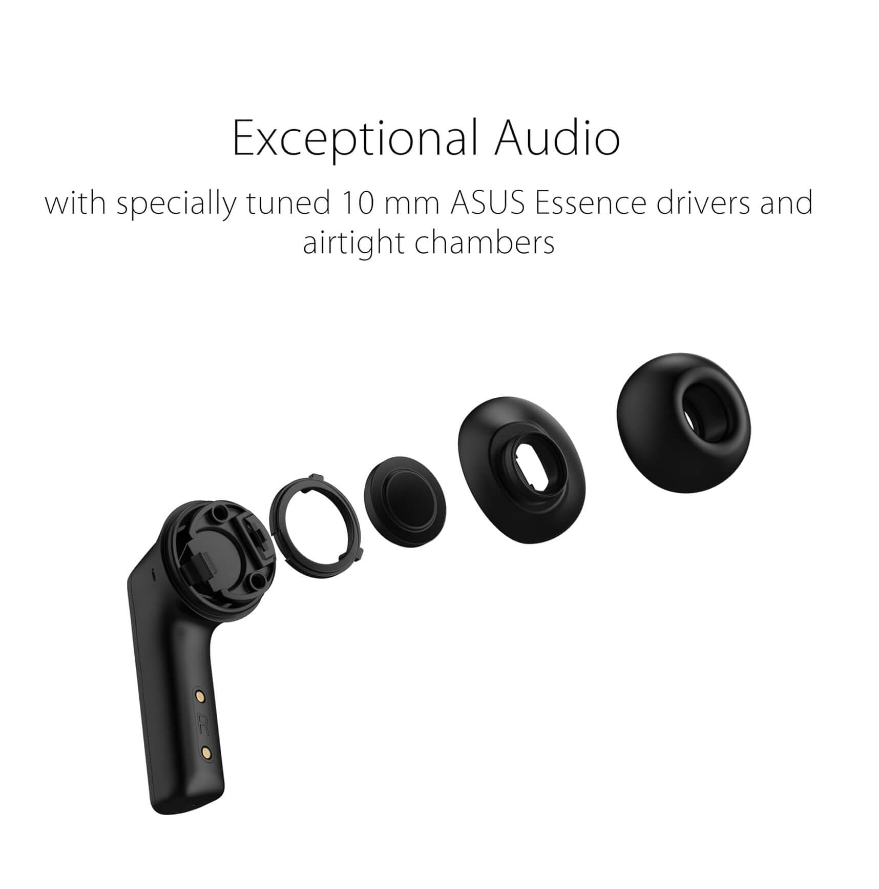 ASUS ROG Cetra True Wireless Gaming Earbuds with Low-Latency Wireless Connection