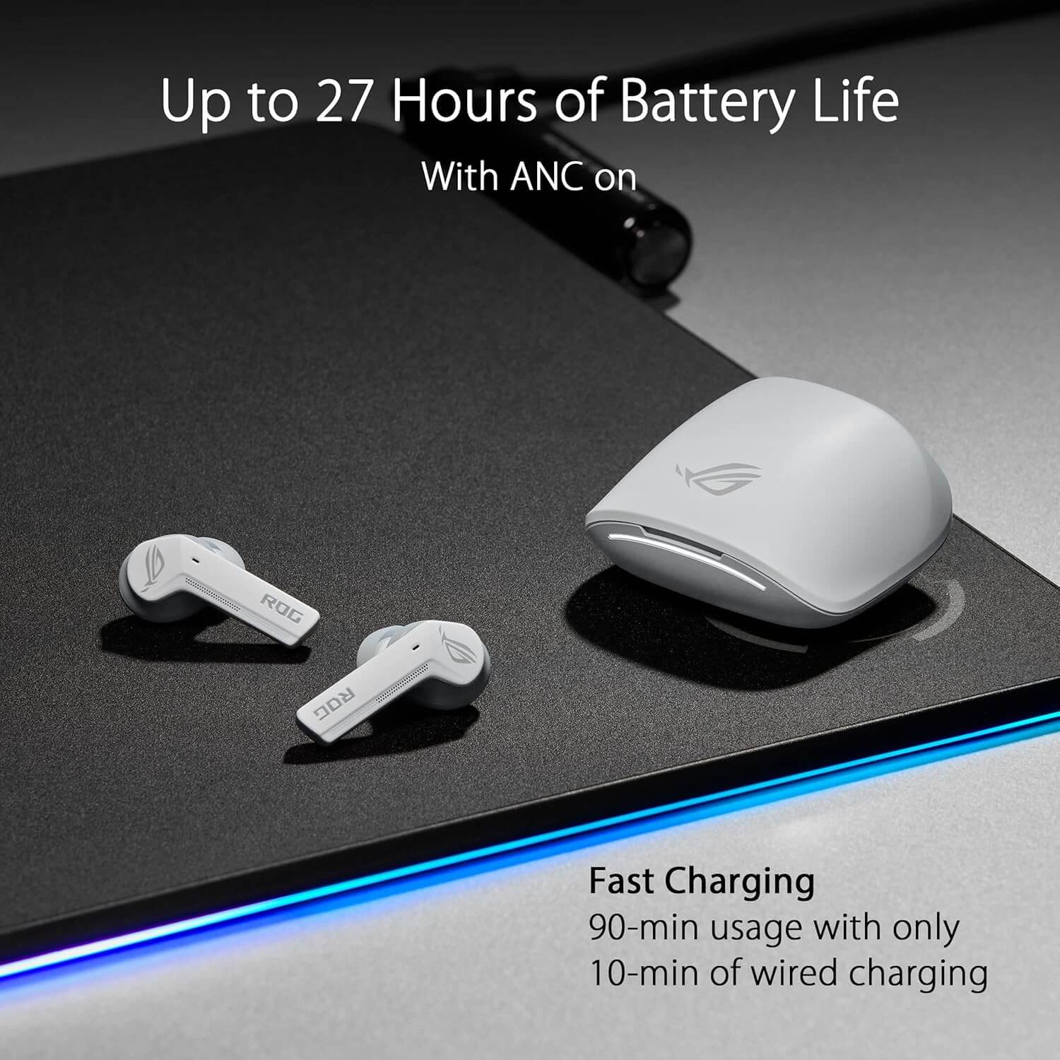 ASUS ROG Cetra True Wireless Gaming Earbuds with Low-Latency Wireless Connection