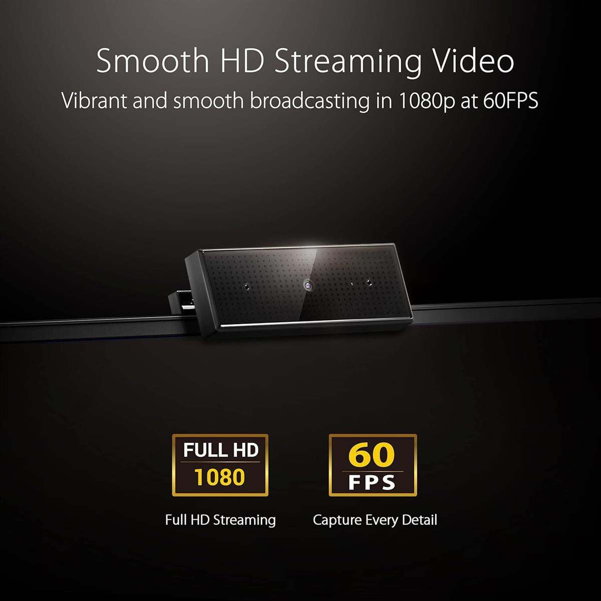 ASUS ROG Eye S Webcam Full HD 60 FPS Webcam with AI-powered