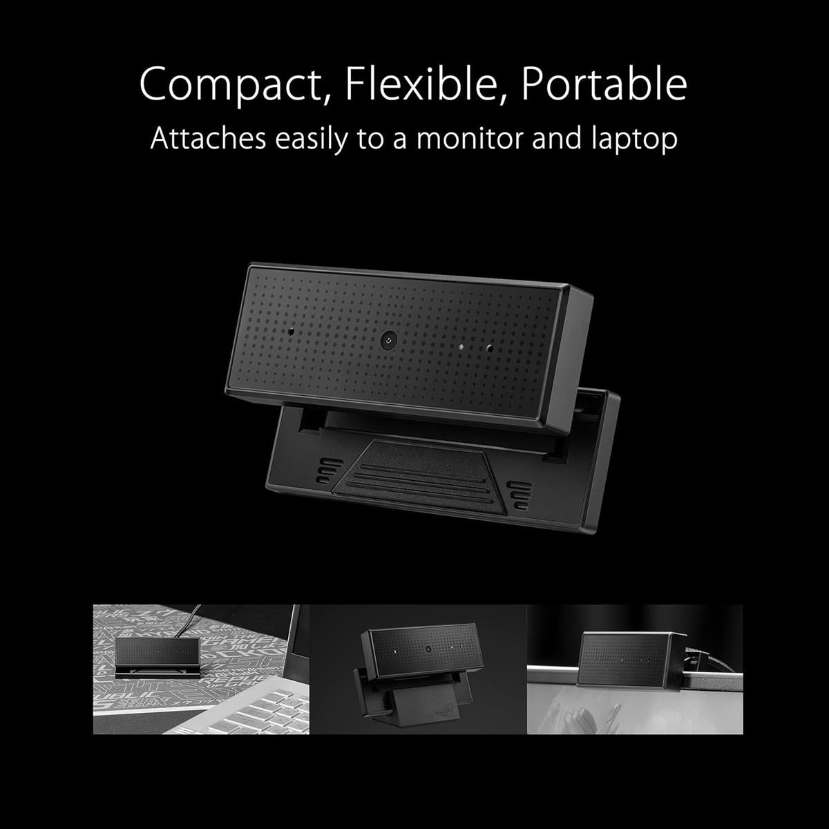 ASUS ROG Eye S Webcam Full HD 60 FPS Webcam with AI-powered