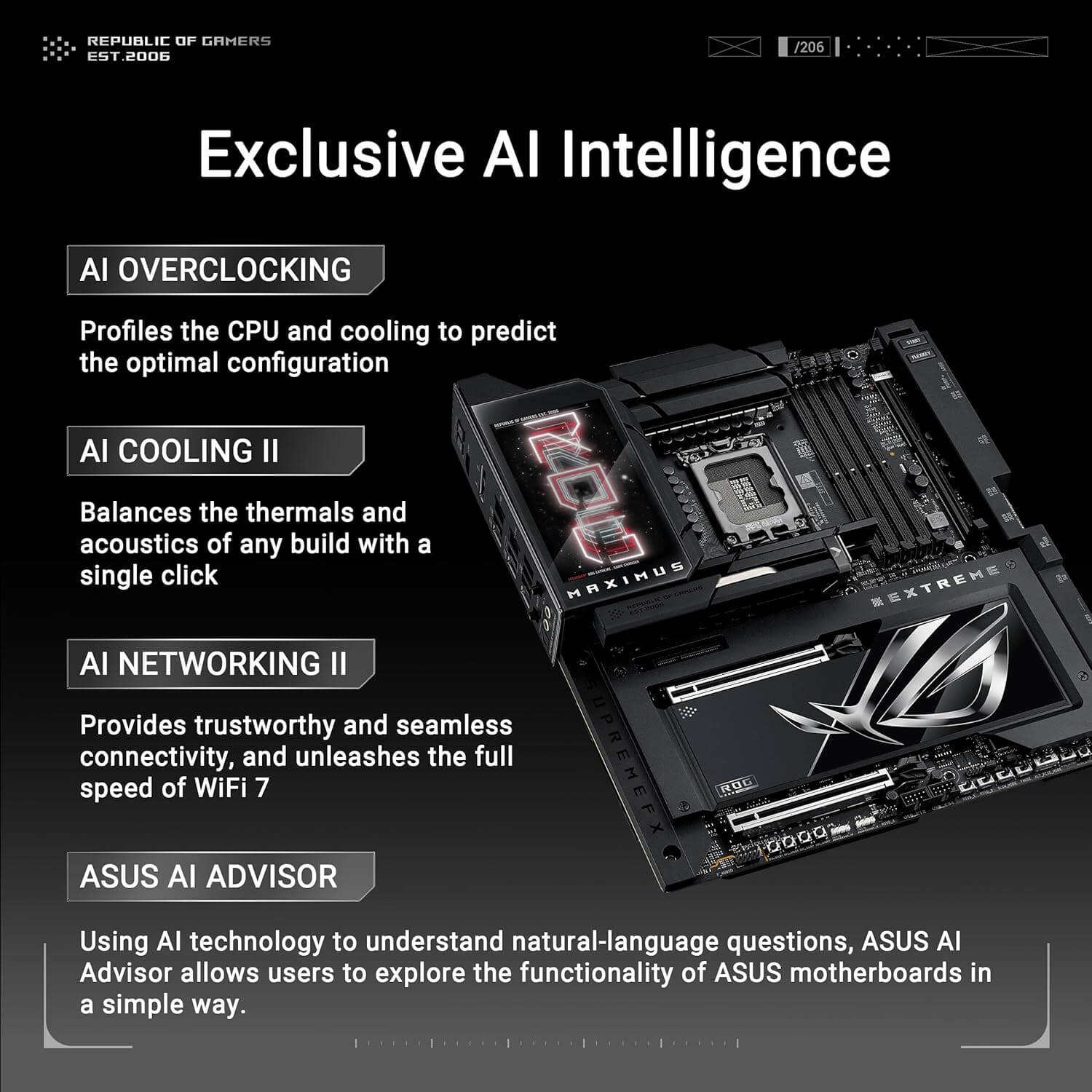 ASUS ROG MAXIMUS Z890 EXTREME Intel Z890 LGA 1851 E-ATX Gaming Motherboard