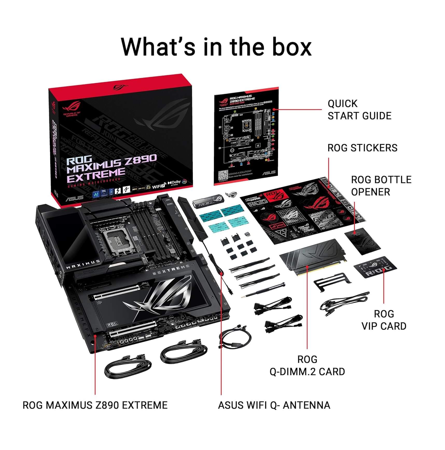 ASUS ROG MAXIMUS Z890 EXTREME Intel Z890 LGA 1851 E-ATX Gaming Motherboard