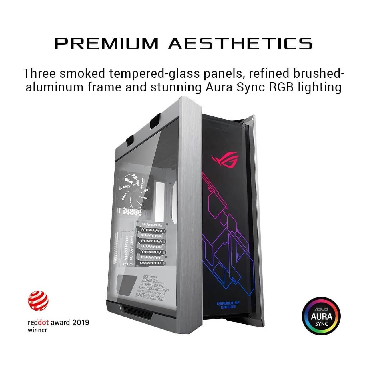 ASUS ROG Strix Helios GX601 RGB E-ATX Mid-Tower Computer Case