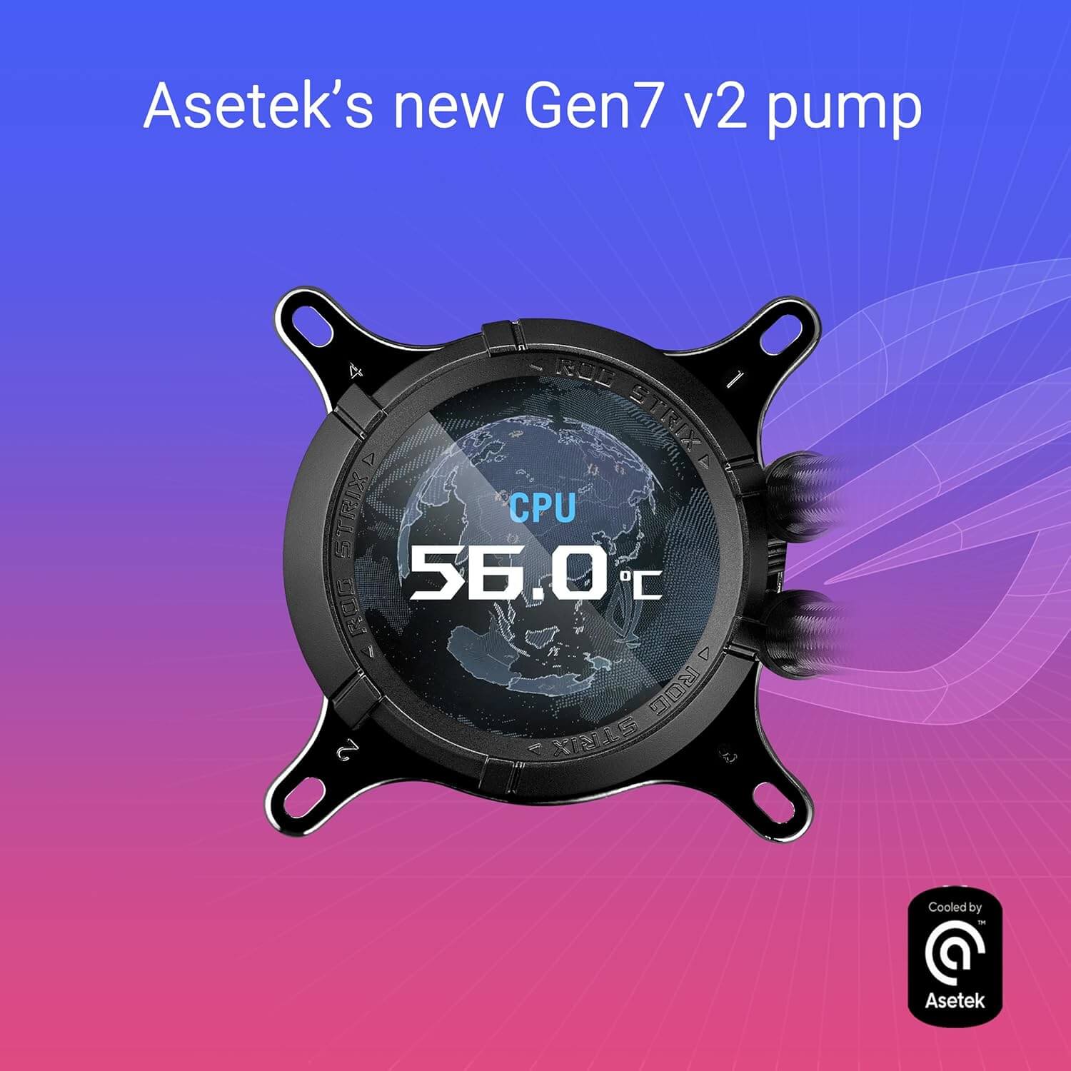 ASUS ROG Strix LC III 360 ARGB LCD 360mm AIO CPU Liquid Cooler with 2.1" IPS LCD