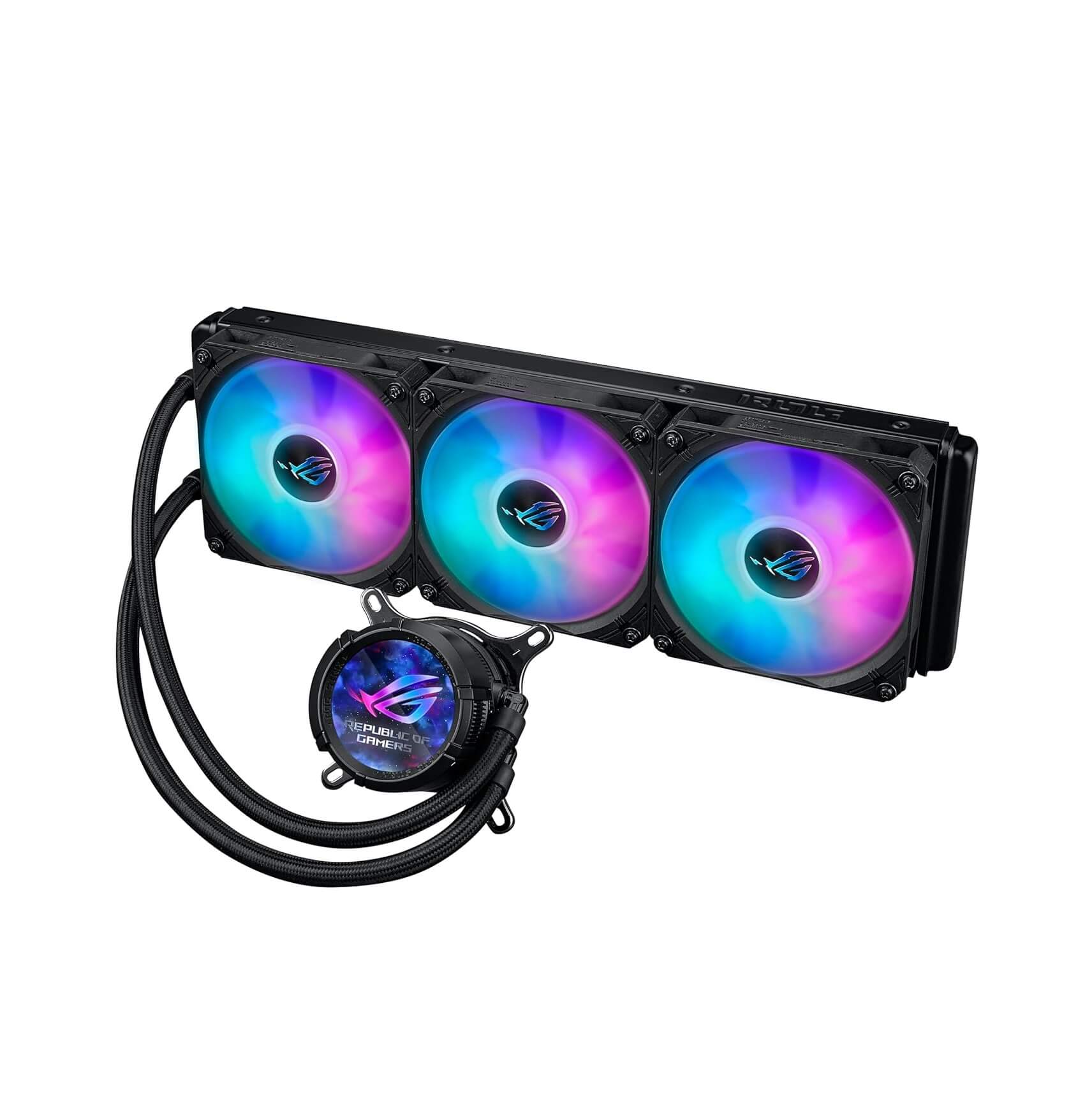 ASUS ROG Strix LC III 360 ARGB LCD 360mm AIO CPU Liquid Cooler with 2.1" IPS LCD