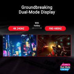 Asus Rog Strix OLED XG32UCWMG 32" 4K TrueBlack Glossy Dual Mode 4K@240Hz or FHD@480Hz 0.03ms HDR OLED Gaming Monitor