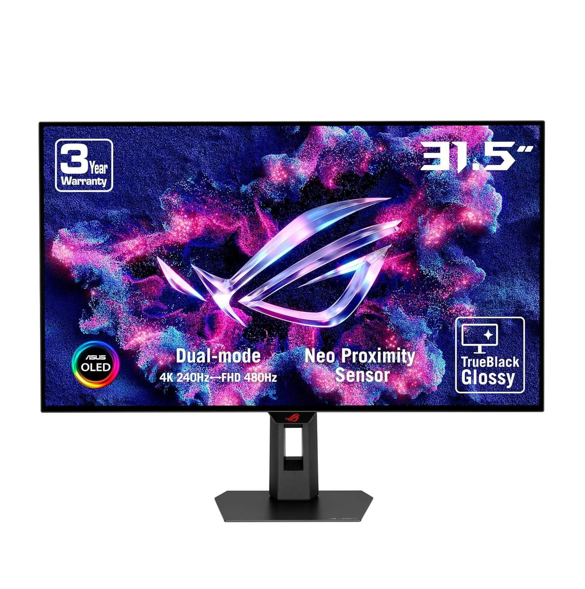 Asus Rog Strix OLED XG32UCWMG 32" 4K TrueBlack Glossy Dual Mode 4K@240Hz or FHD@480Hz 0.03ms HDR OLED Gaming Monitor