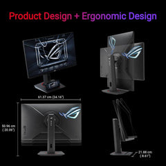 ASUS ROG Strix XG27ACMG 27" 2K 270Hz 1ms Fast IPS USB Type-C Gaming Monitor