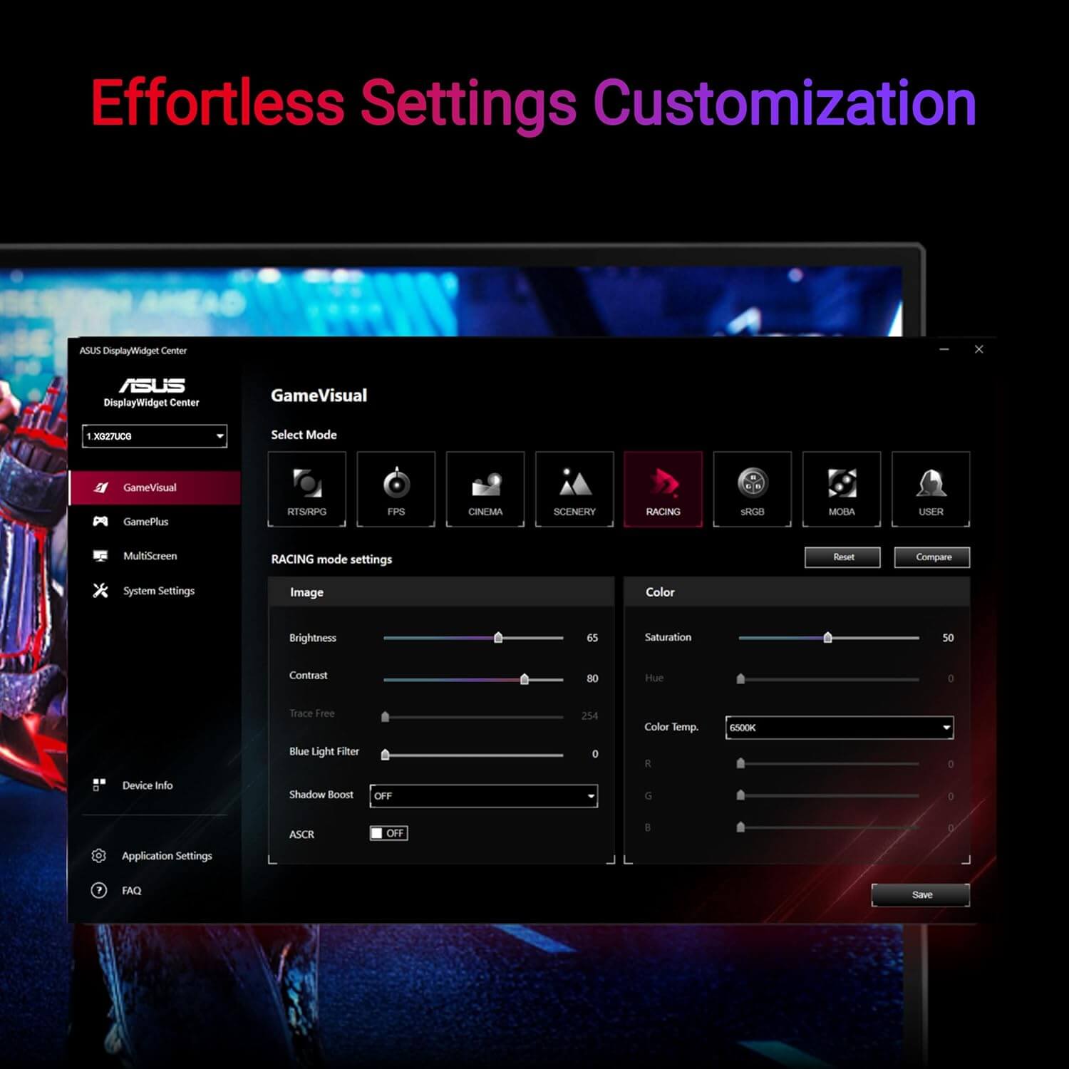 ASUS ROG Strix XG27UCG 27" 4K 160Hz or FHD 320Hz 1ms IPS Dual mode Gaming Monitor
