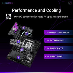 ASUS ROG Strix Z890-E Gaming WiFi DDR5 Intel Z890 LGA 1851 ATX Motherboard