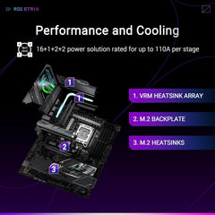 ASUS ROG Strix Z890-F Gaming WiFi DDR5 Intel Z890 LGA 1851 ATX Motherboard