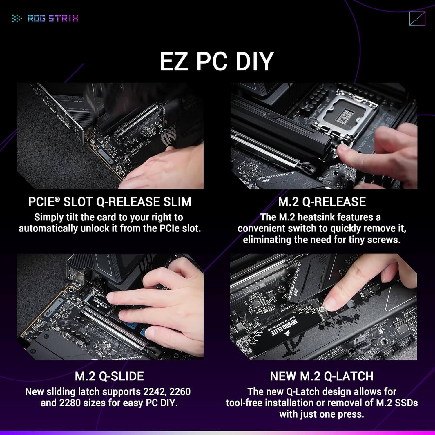 ASUS ROG Strix Z890-F Gaming WiFi DDR5 Intel Z890 LGA 1851 ATX Motherboard