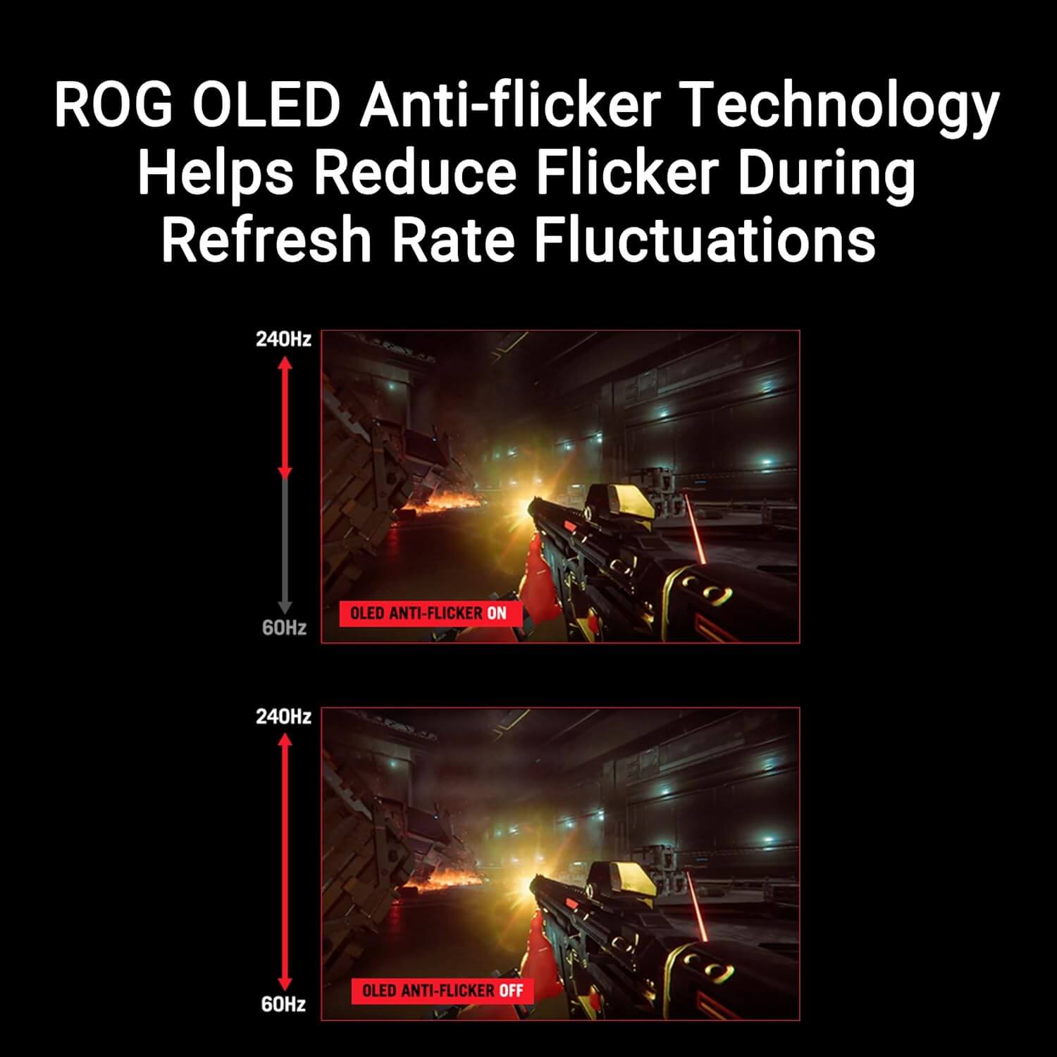 ASUS ROG Swift OLED PG32UCDP 32" 4K 240Hz or Full HD 480Hz 0.03ms Dual Mode Gaming Monitor