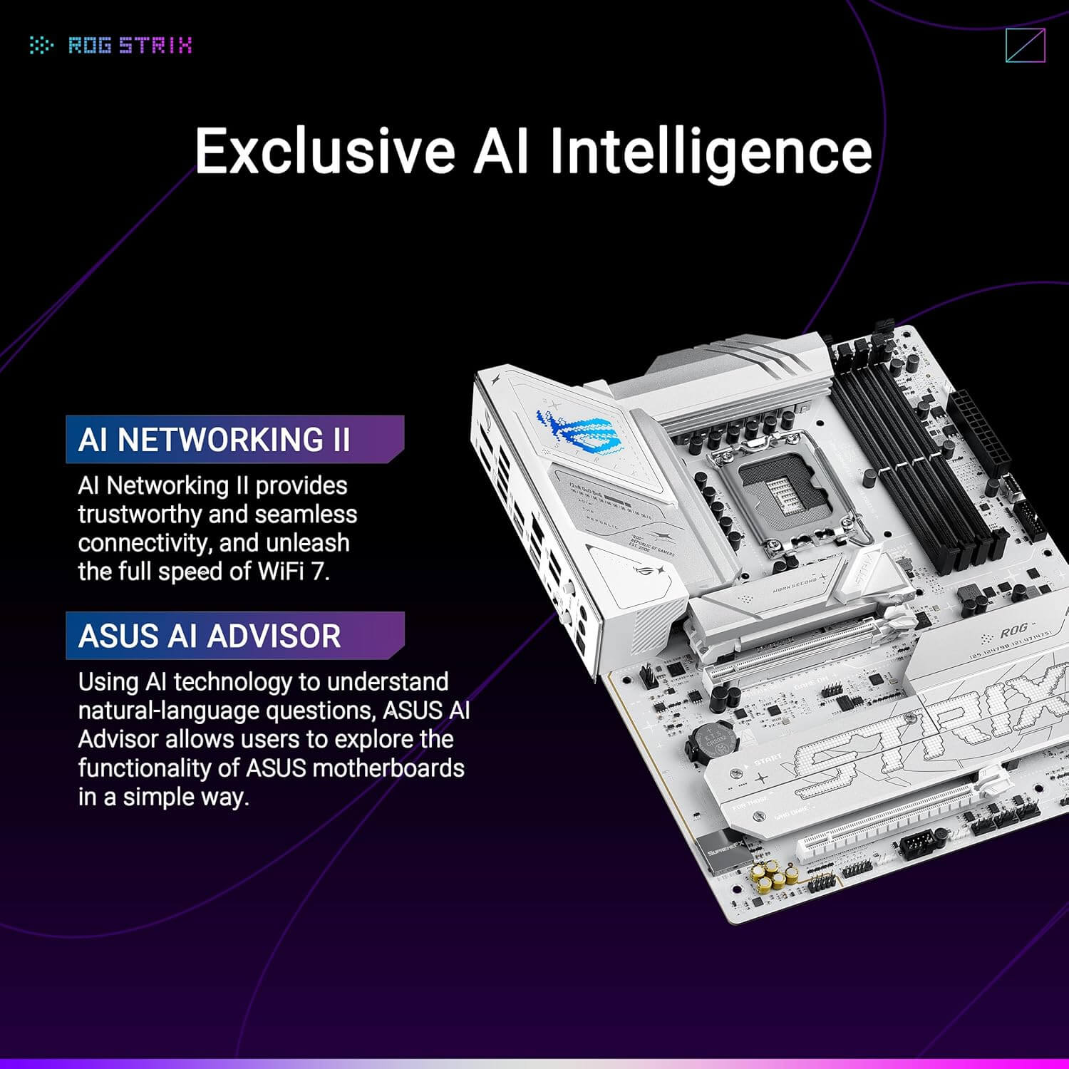 ASUS Rog Strix B860-A Gaming Wifi DDR5 Intel B860 LGA 1851 ATX Motherboard