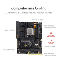 ASUS TUF GAMING B650-PLUS WiFi AMD B650 AM5 Ryzen ATX Motherboard
