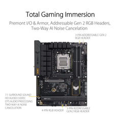 ASUS TUF GAMING B650-PLUS WiFi AMD B650 AM5 Ryzen ATX Motherboard