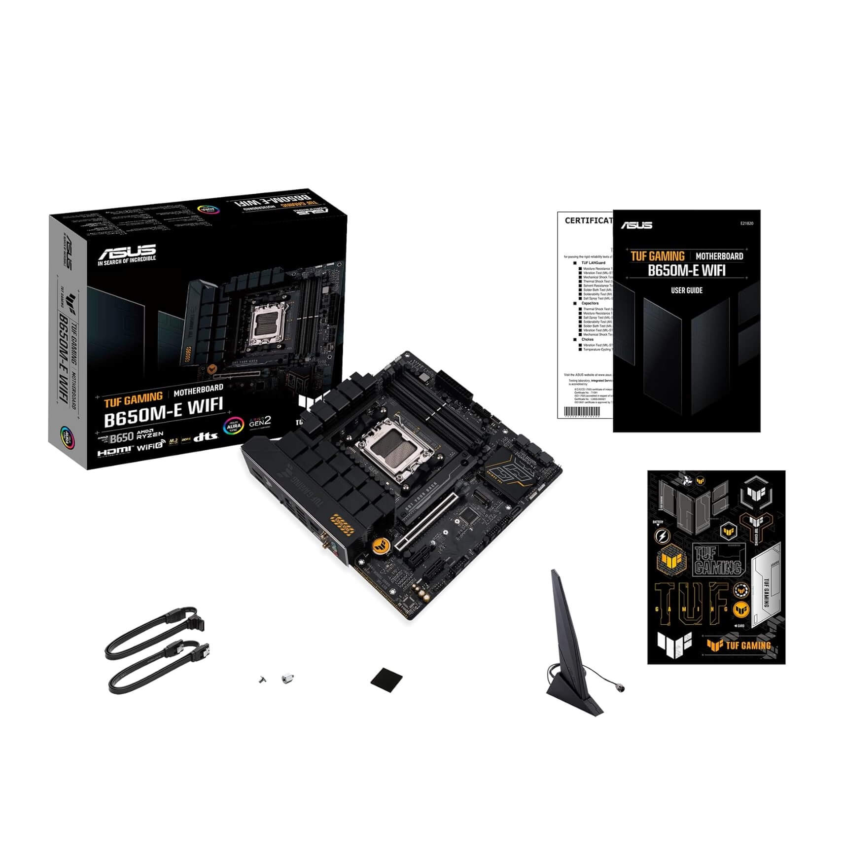 ASUS TUF Gaming B650M-E WIFI DDR5 AMD B650 AM5 Micro-ATX Motherboard
