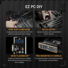 ASUS TUF Gaming B850M-PLUS DDR5 AMD AM5 B850 mATX Motherboard