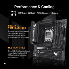 ASUS TUF Gaming B850M-PLUS WiFi AMD AM5 B850 mATX Motherboard