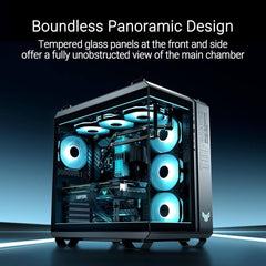 ASUS TUF Gaming GT502 Horizon ATX Mid-Tower Gaming Compute Case