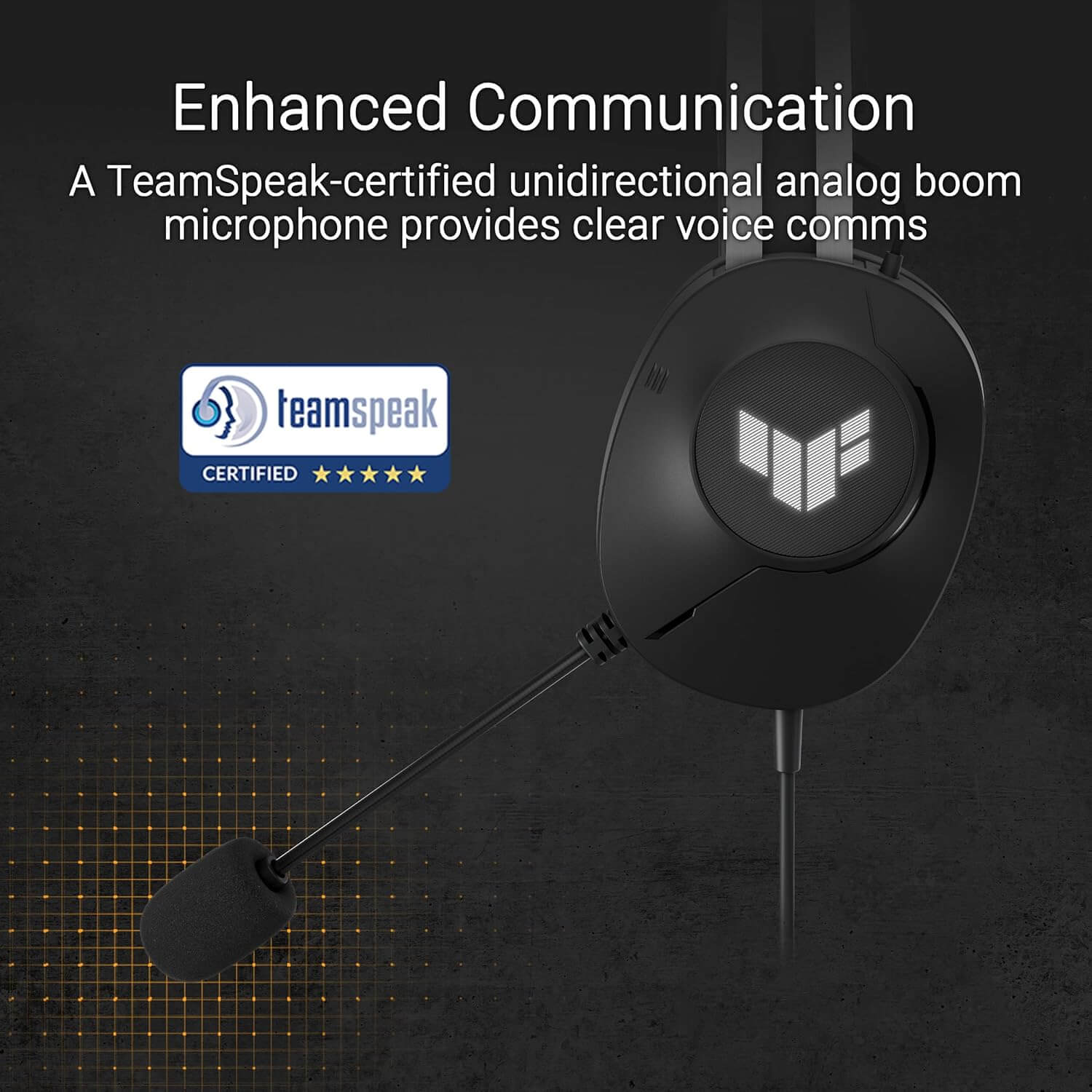 ASUS TUF Gaming H1 Gen II 7.1 Surround Sound Wired Gaming Headset