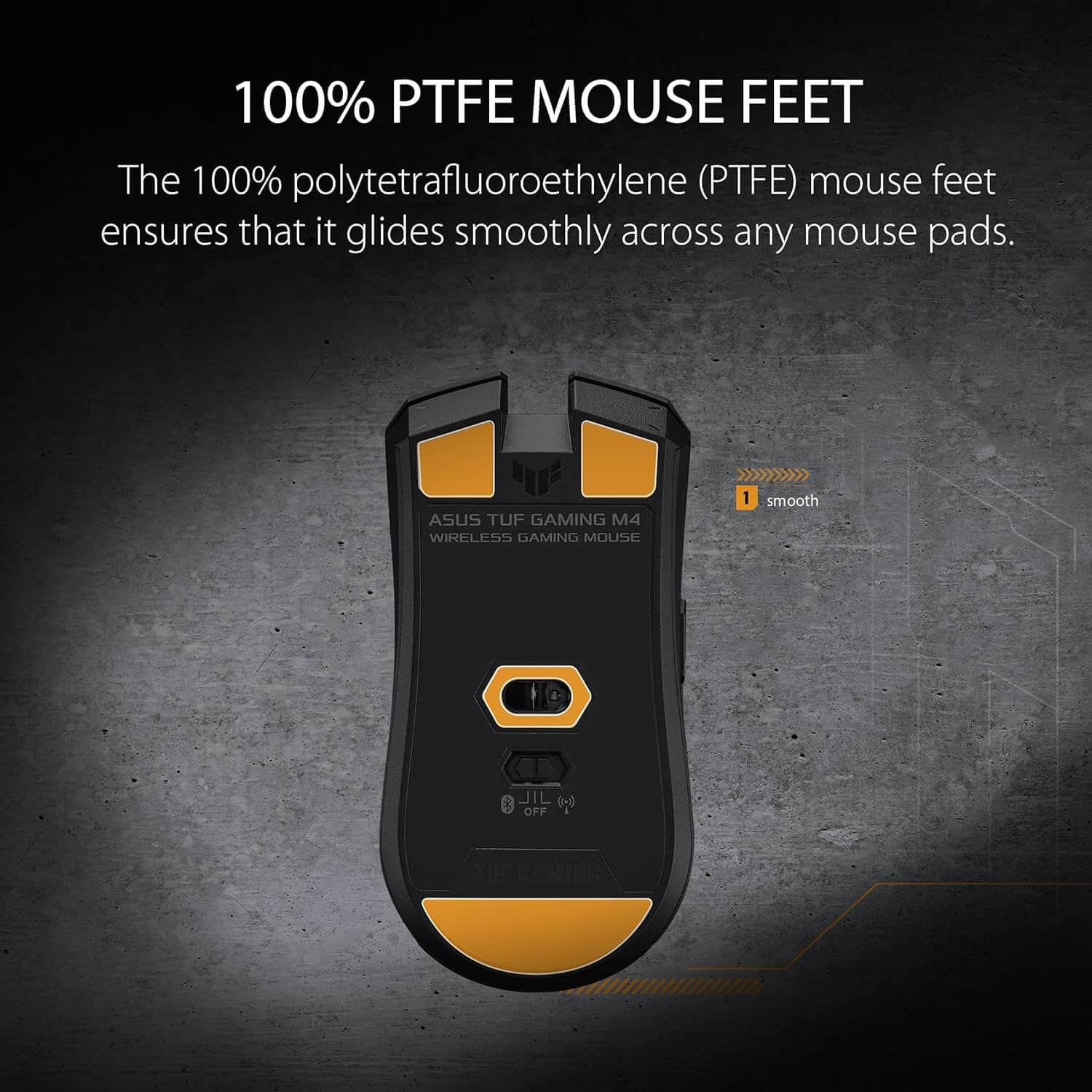 ASUS TUF Gaming M4 Wireless Lightweight Ambidextrous Gaming Mouse