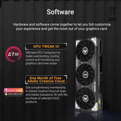 ASUS TUF Gaming Radeon™ RX 9060 XT 16GB GDDR6 OC Edition Graphics Card