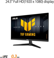 ASUS TUF Gaming VG259Q5A 24.5" Full HD 200Hz 0.3ms IPS Gaming Monitor