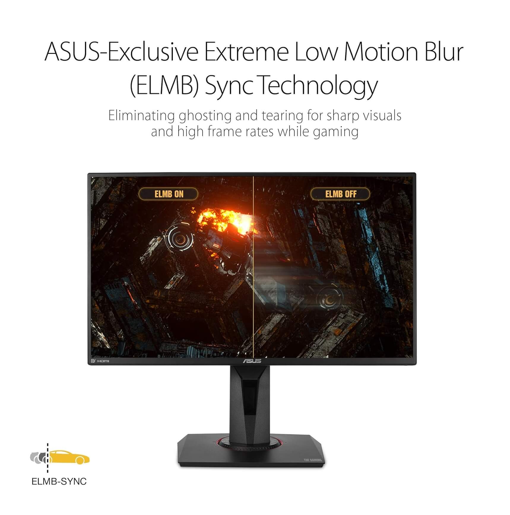 ASUS TUF Gaming VG259QM 24.5" Full HD 280Hz 1ms G-SYNC Compatible IPS Gaming Monitor