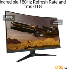 ASUS TUF Gaming VG32WQ3B 31.5" 2K 180Hz 1ms Curved Gaming Monitor