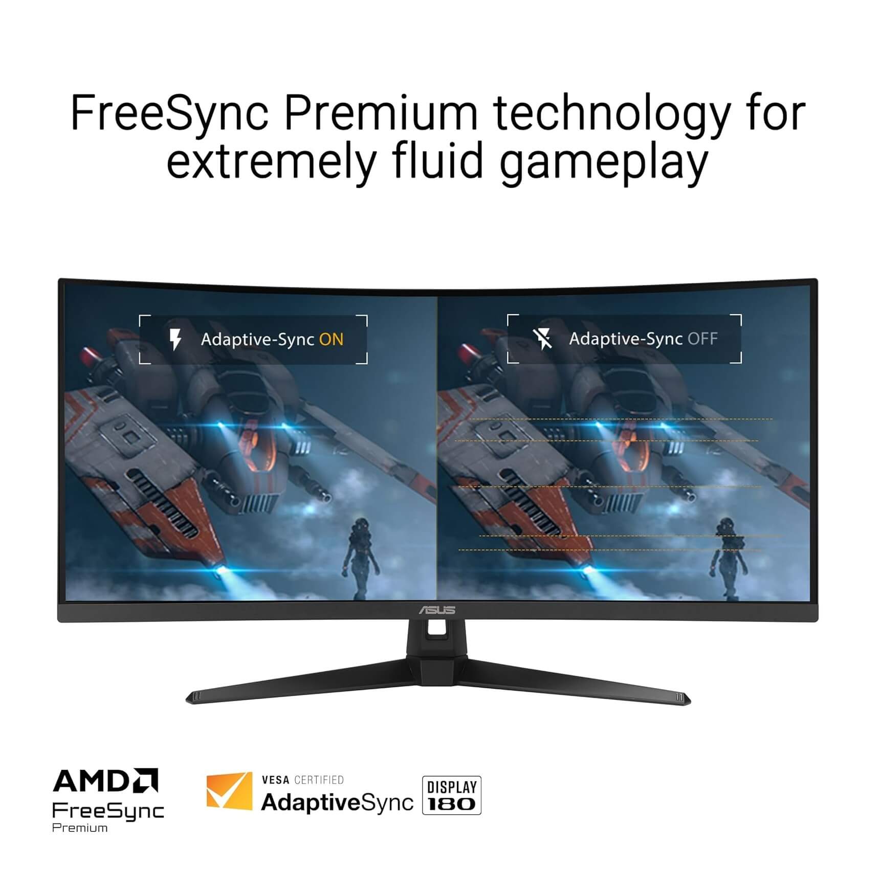 ASUS TUF Gaming VG34VQ3B 34" WQHD 180Hz 1ms Curved Gaming Monitor