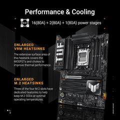 ASUS TUF Gaming X870-PLUS WiFi AMD AM5 X870 ATX Motherboard