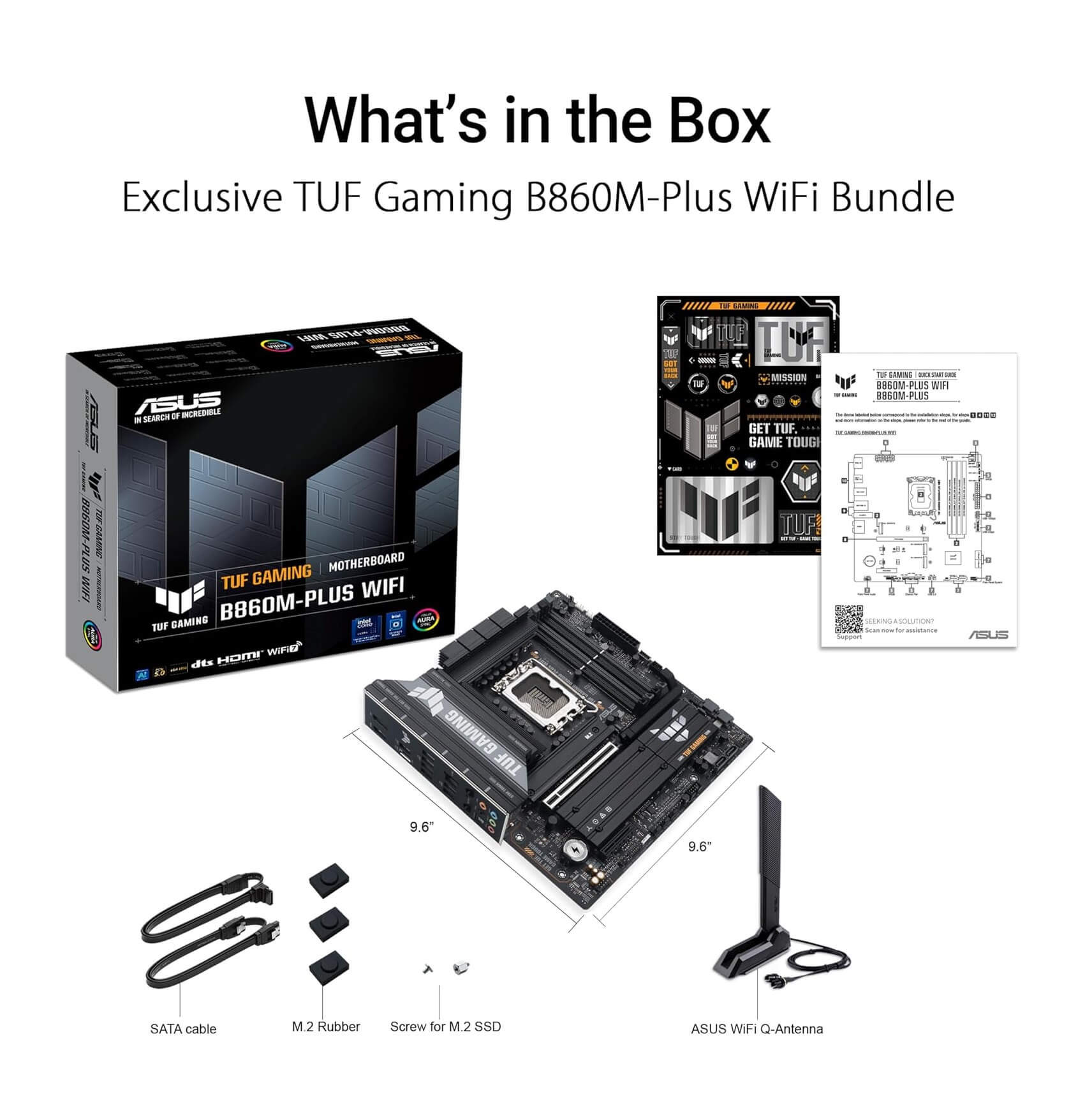 ASUS Tuf Gaming B860M-Plus Wifi B860 LGA 1851 mATX Gaming Motherboard