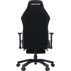 Anda Seat Luna Pro Large Gaming Chair with Footrest - Black Fabric