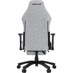 Anda Seat Luna Pro Large Gaming Chair with Footrest - Grey Fabric
