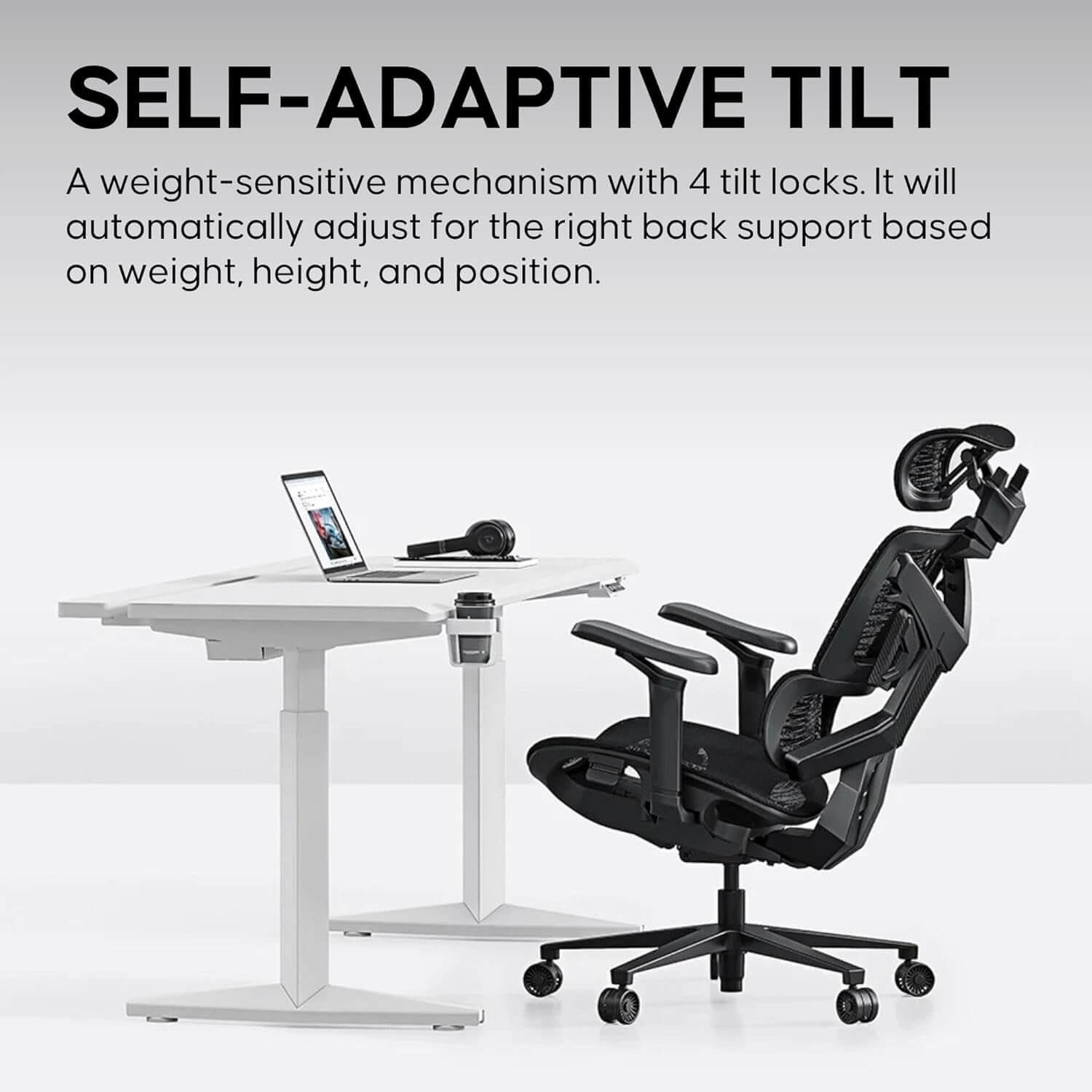 Anda Seat X-Air Pro Series Mesh Office Gaming Chair - Ash Gray