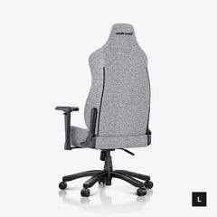 AndaSeat Novis Series Fabric Best Budget Ergonomic Gaming Chair - Ash Grey - Large Size