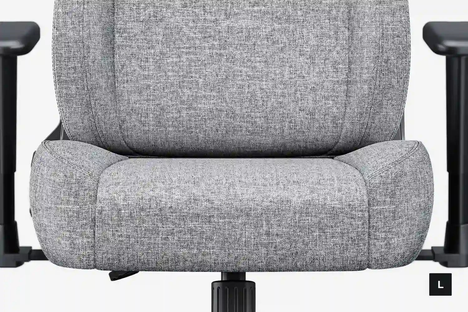 AndaSeat Novis Series Fabric Best Budget Ergonomic Gaming Chair - Ash Grey - Large Size