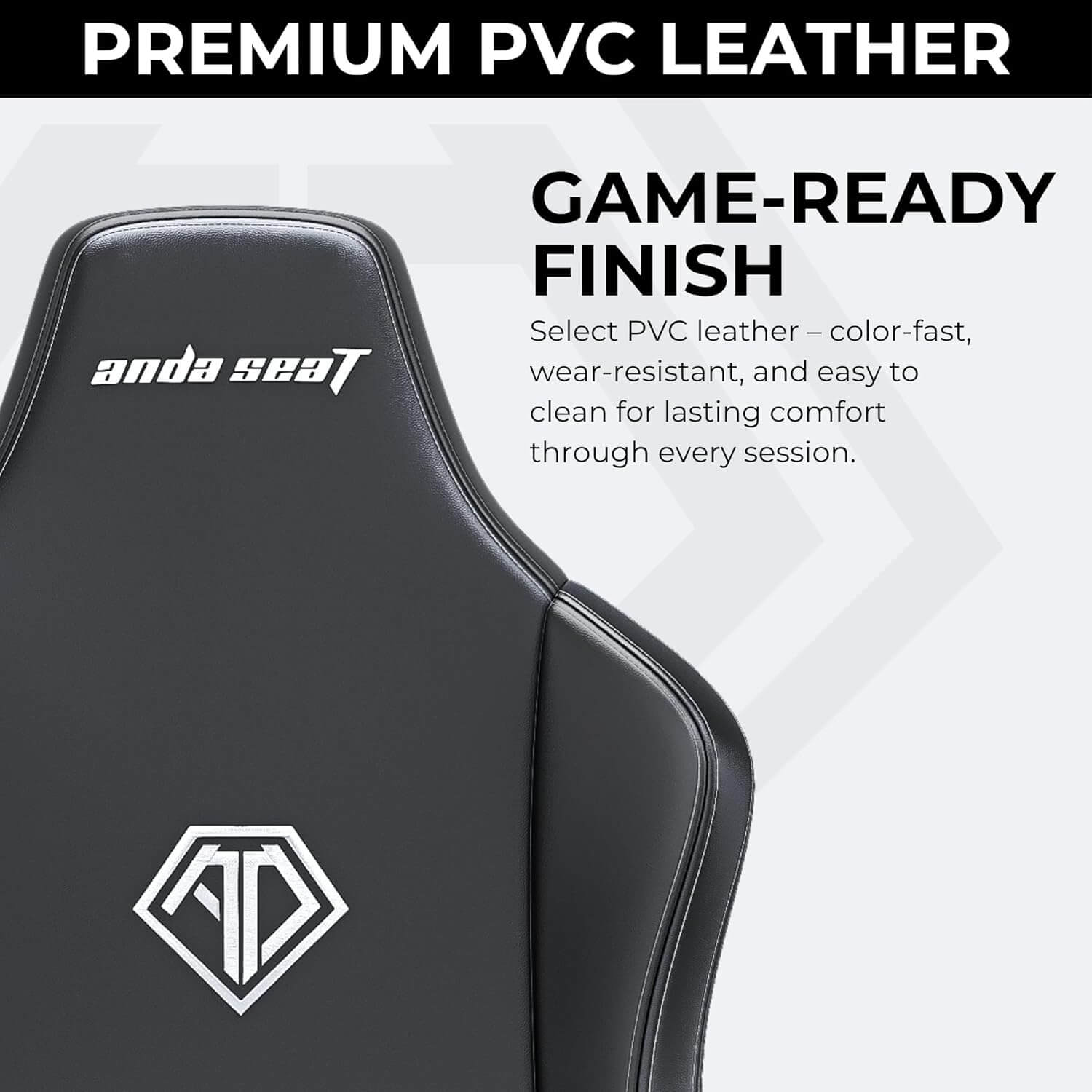 AndaSeat Novis Series Best Budget Ergonomic Gaming Chair - Black - XL Size