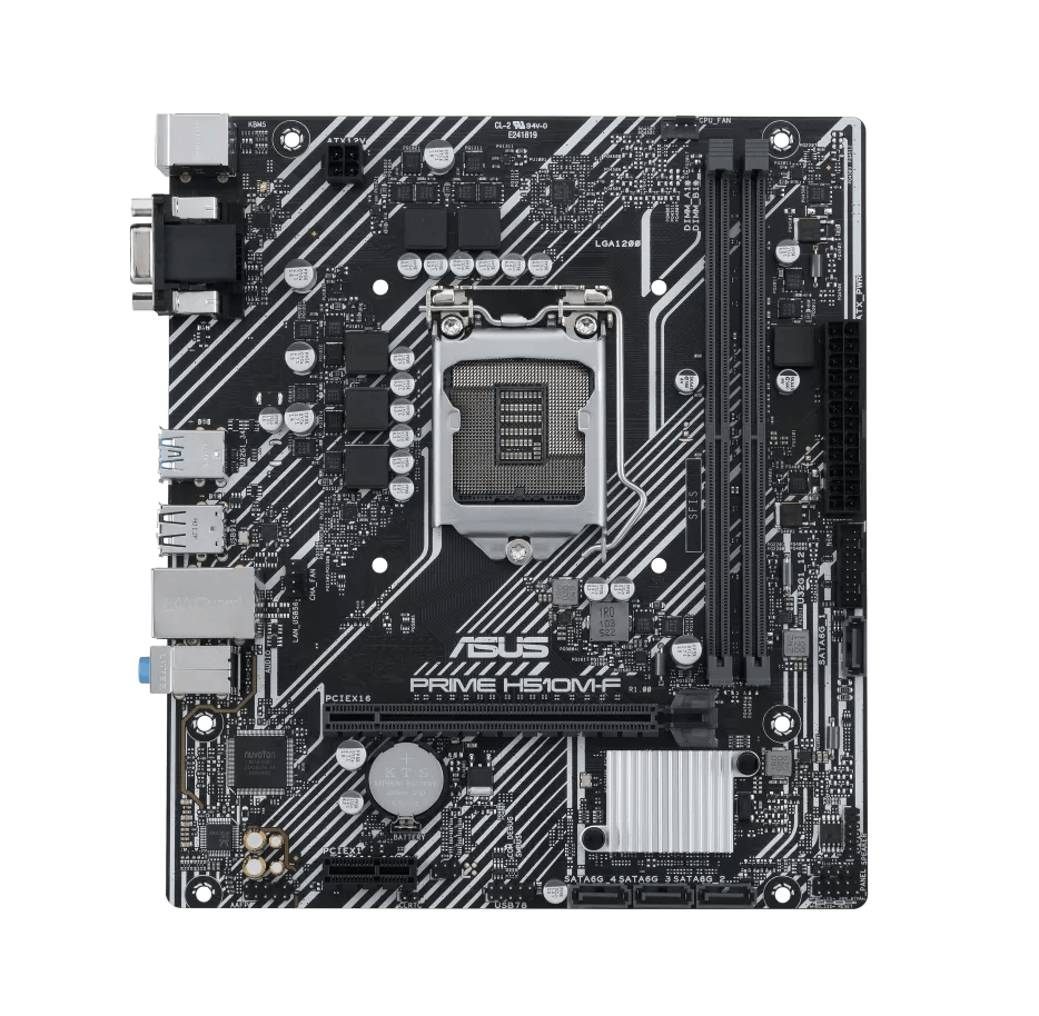 Asus Prime H510M-F Intel H510 LGA 1200 microATX Motherboard with PCIe 4.0