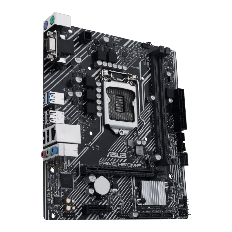 Asus Prime H510M-F Intel H510 LGA 1200 microATX Motherboard with PCIe 4.0